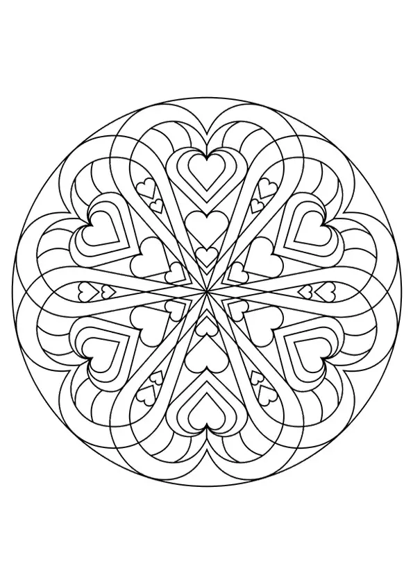 Valentines day coloring pages for free
