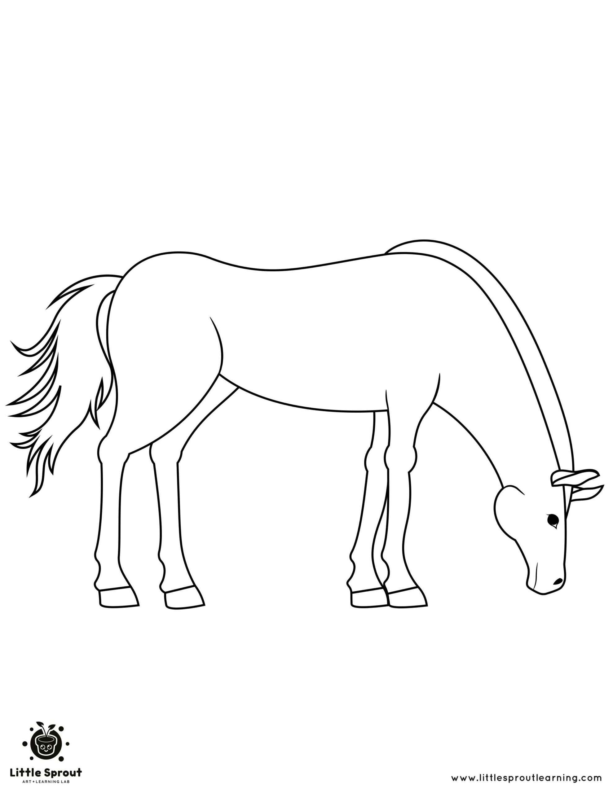 Best horse coloring pages
