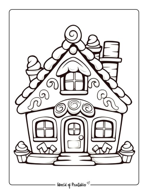 House coloring pages for kids adults