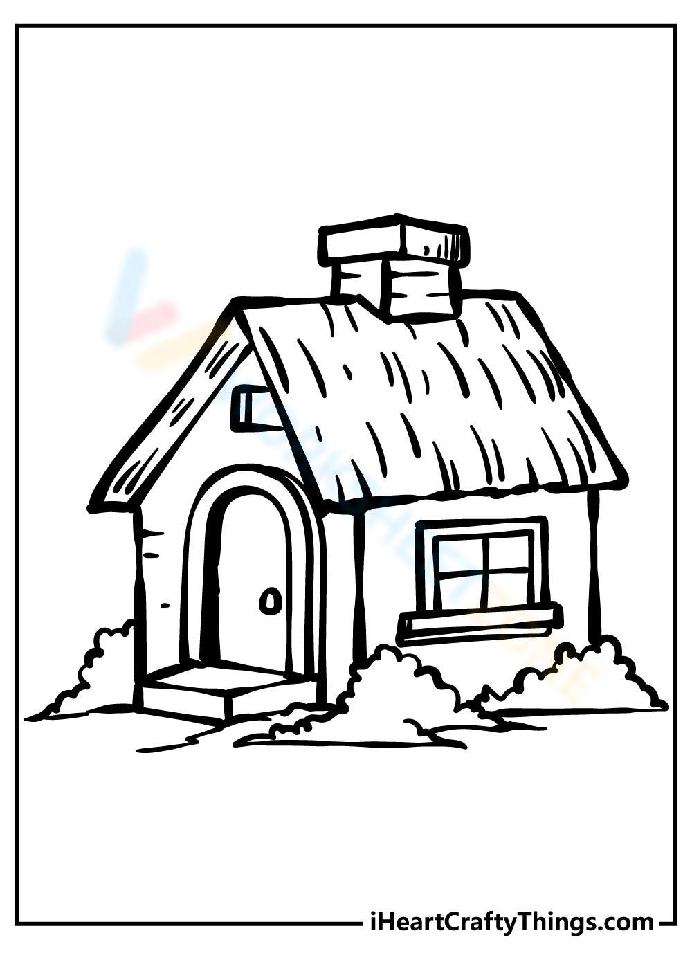 Simple house worksheet
