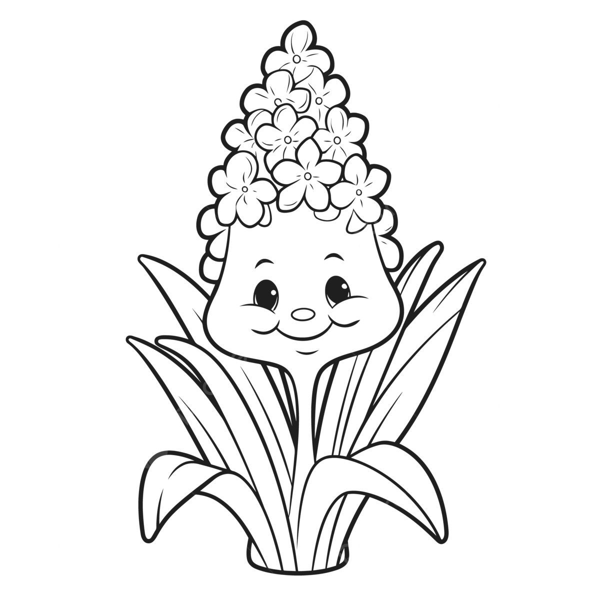 Cute image of an hyacinththemed picture for coloring page outline sketch drawing vector hyacinth drawing hyacinth outline hyacinth sketch png and vector with transparent background for free download