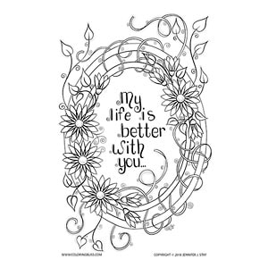 High quality inspirational and motivational coloring pages