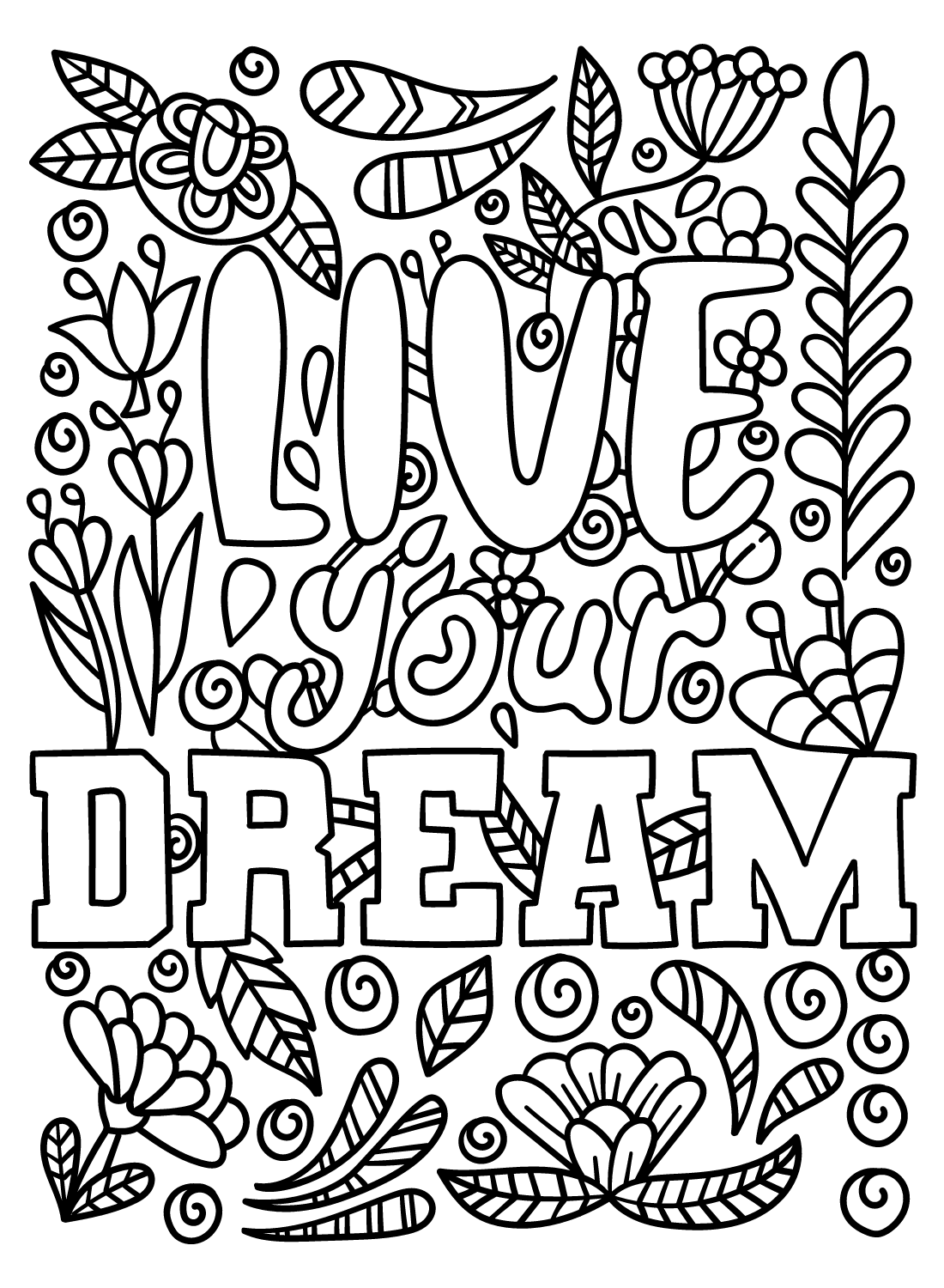 Inspirational coloring pages printable for free download