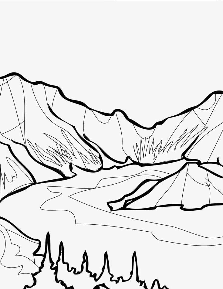 Yosemite national park coloring pages coloring pages color activities coloring pictures
