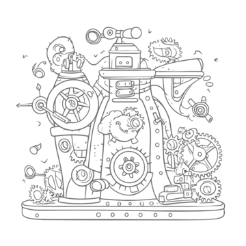 Simple machine png transparent images free download vector files