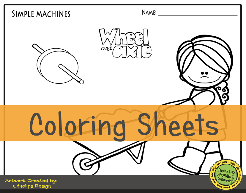 Machines activity preschool worksheets