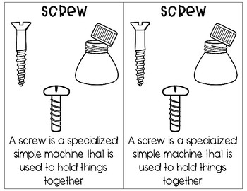Simple machine coloring books by preschool productions tpt