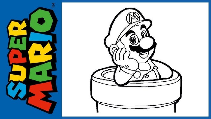 How to draw mario how to draw super mario super mario drawing easy mario viral howtodraw