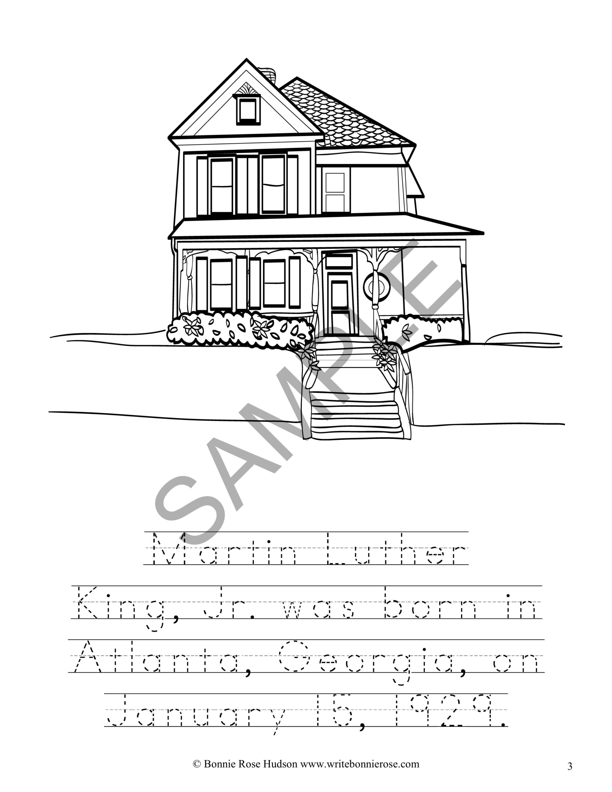 Martin luther king jr coloring book