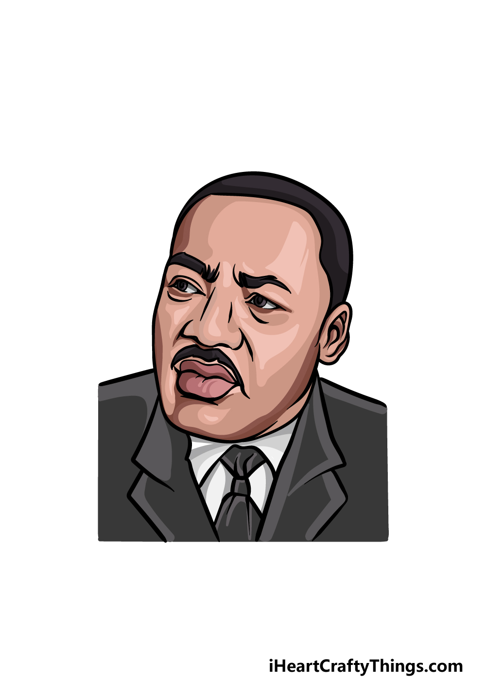 Martin luther king jr drawing