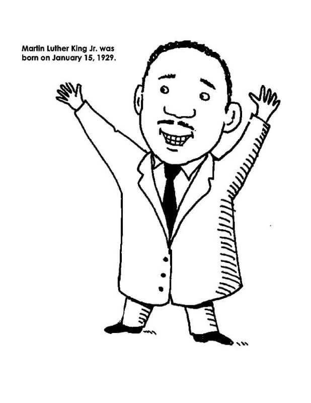 Martin luther king jr day coloring pages pdf