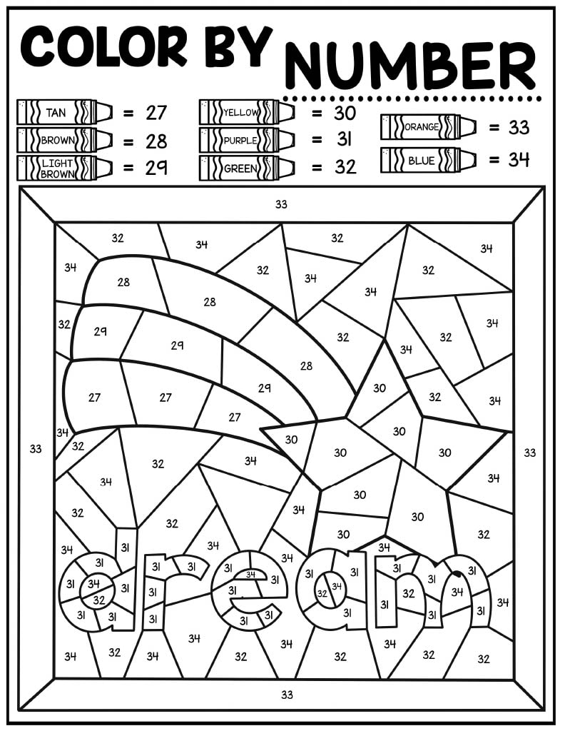 Martin luther king jr color by number pages