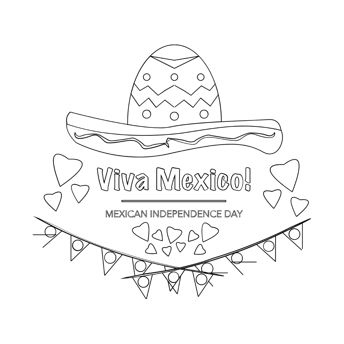 Free mexican independence day drawing s examples