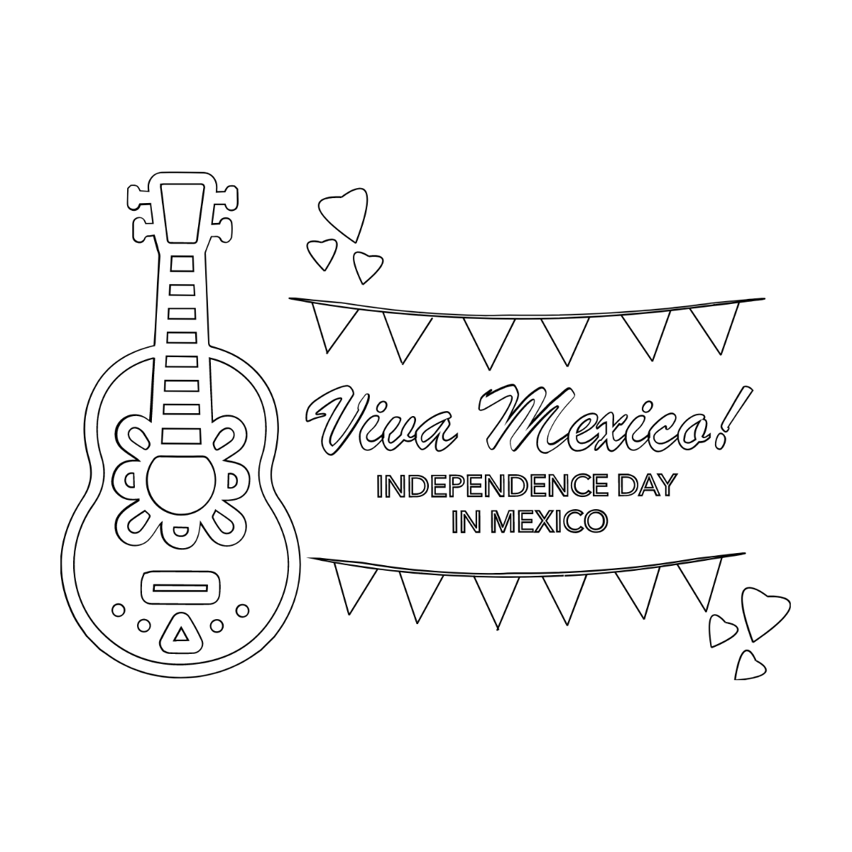 Free mexican independence day drawing s examples
