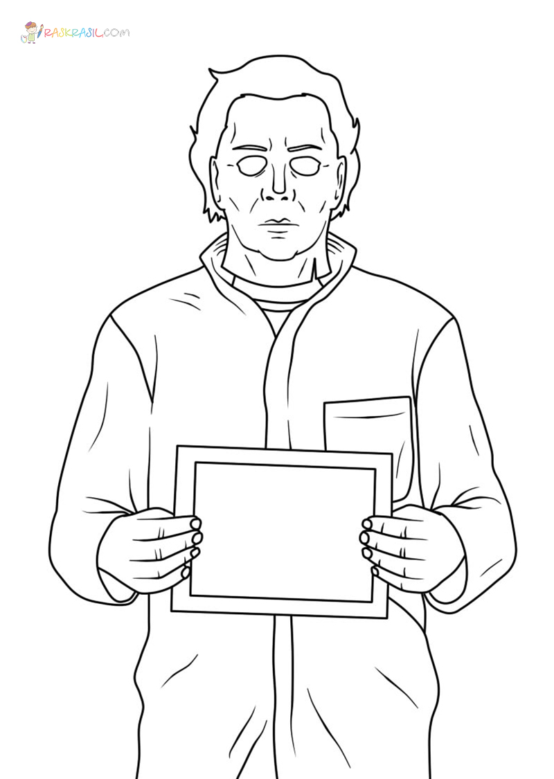 Michael myers coloring pages