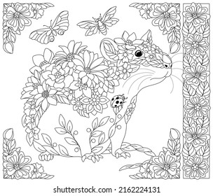 Mouse coloring page images stock photos d objects vectors
