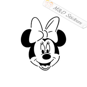 X minnie mouse vinyl decal sticker different colors size for carsb â md stickers