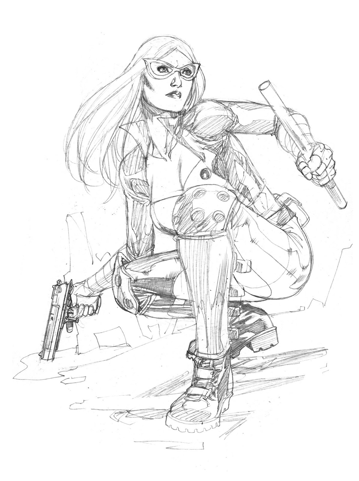 Robert atkins art avengers april mockingbird