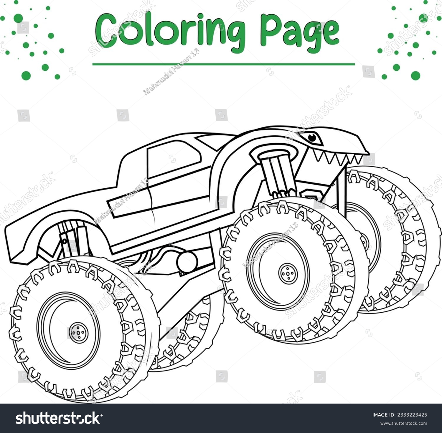 Truck coloring page images stock photos d objects vectors