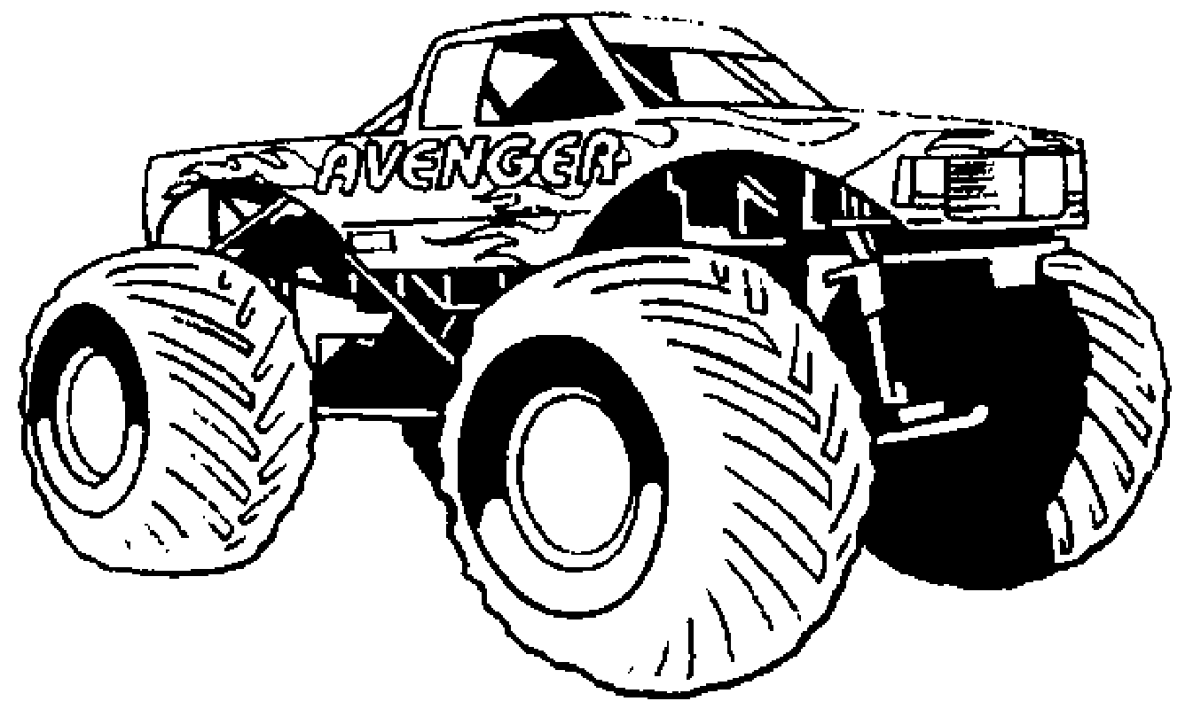 Monster jam coloring pages