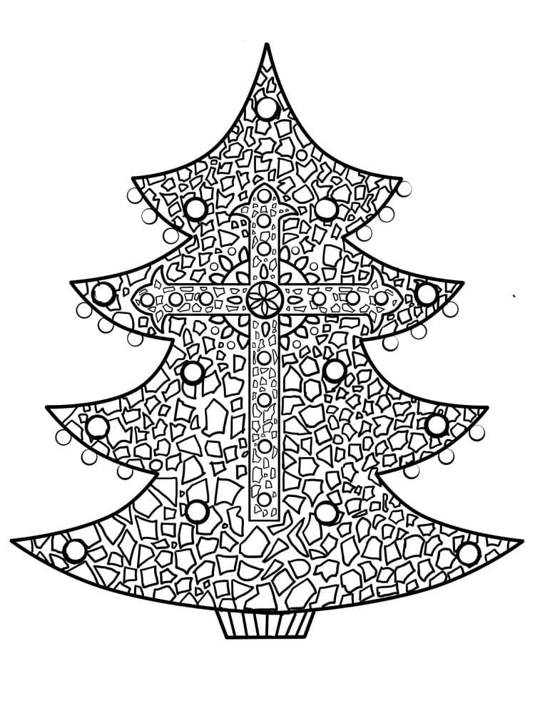 Mosaic coloring pages