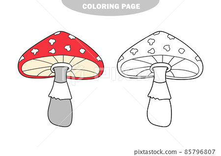 Simple coloring page coloring book page
