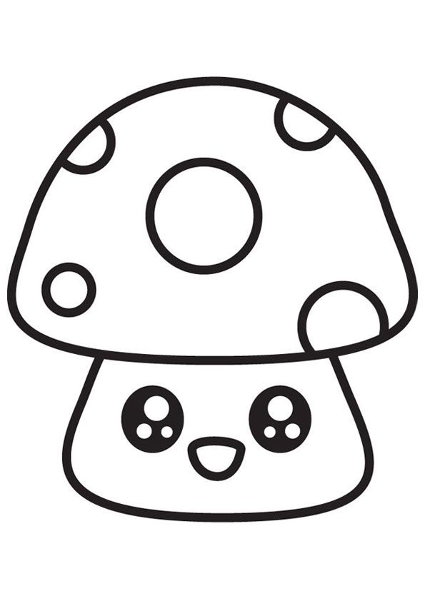 Cute mushroom coloring page ðððñð ñðññðððº ðððñðµ ñðññððºð ð ðññððºð ðñðððð