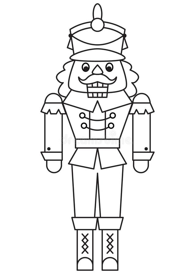Christmas coloring nutcracker stock illustrations â christmas coloring nutcracker stock illustrations vectors clipart