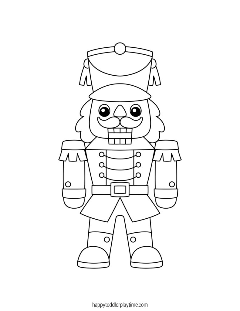 Free printable christmas nutcracker coloring pages