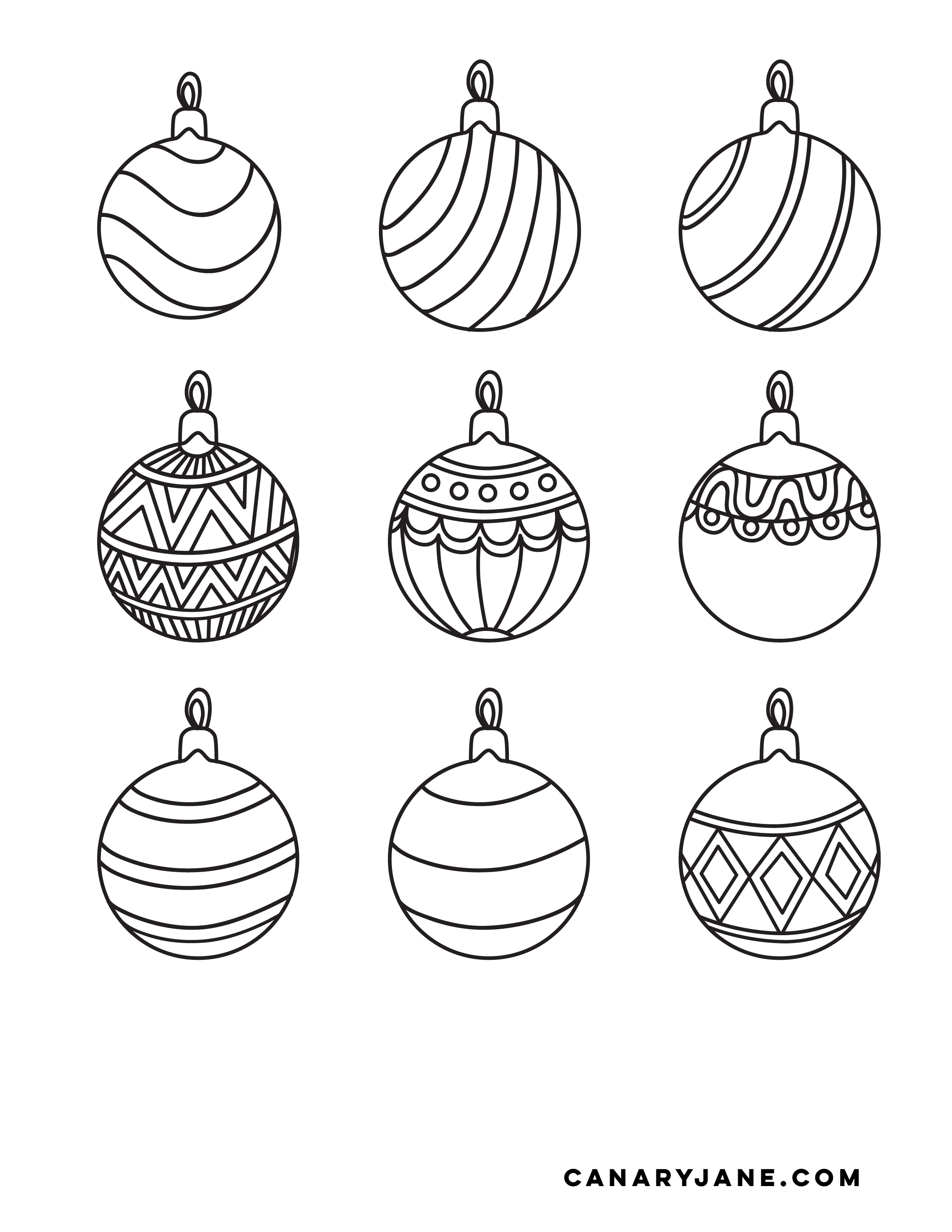 Free christmas coloring pages