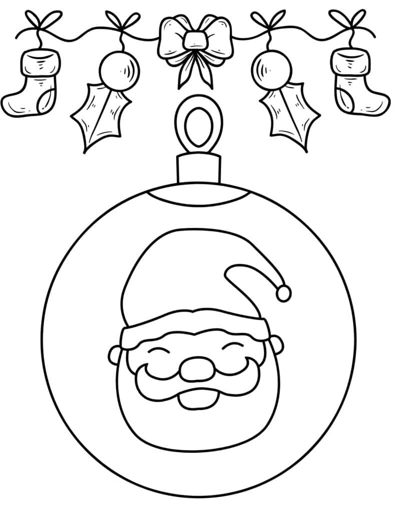 Free christmas coloring pages for kids