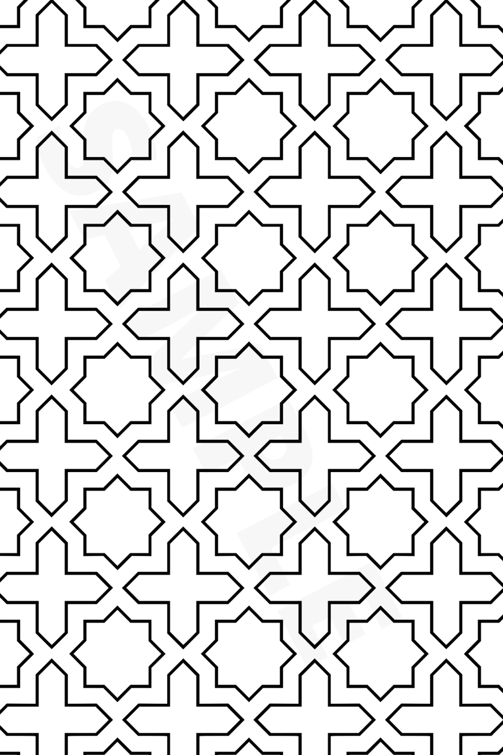 Geometric coloring page easy and simple coloring pages