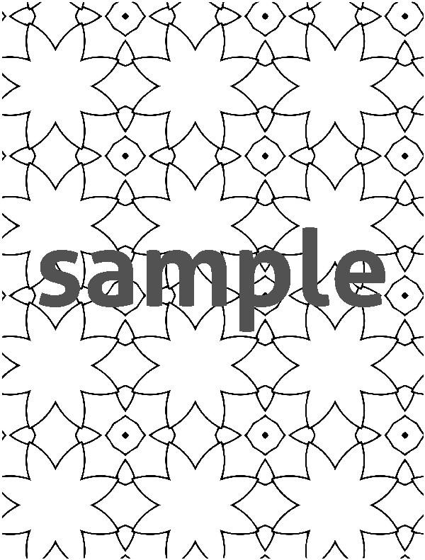 Geometric coloring pages