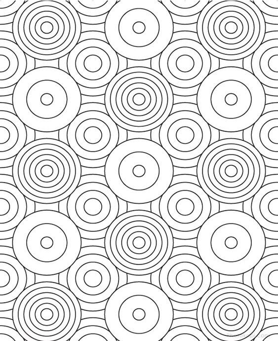 Free easy to print pattern coloring pages