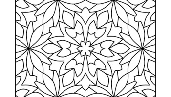 Free easy pattern printable colouring page lj knight art