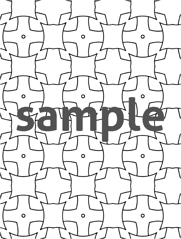Geometric coloring pages