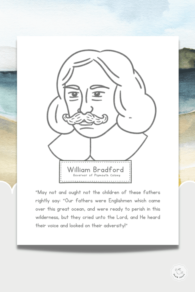 Coloring through history pilgrim coloring pages