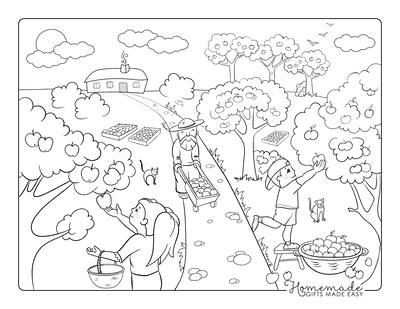 Free printable autumn fall coloring pages