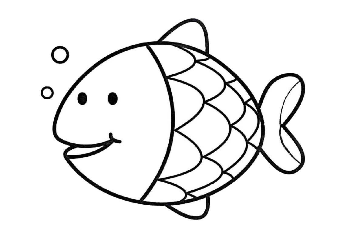 Fish coloring pages for kids animal coloring pdfs