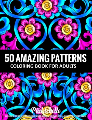 Amazing patterns coloring book for adults relaxation with fun simple and relaxing coloring pages paperback books on the square