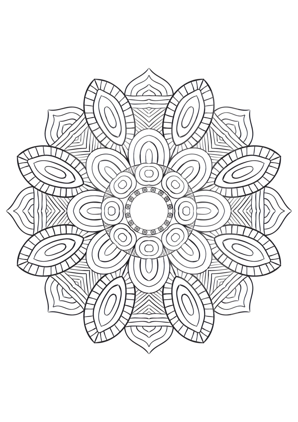 Mesmerizing mandala coloring pages for kids and adults