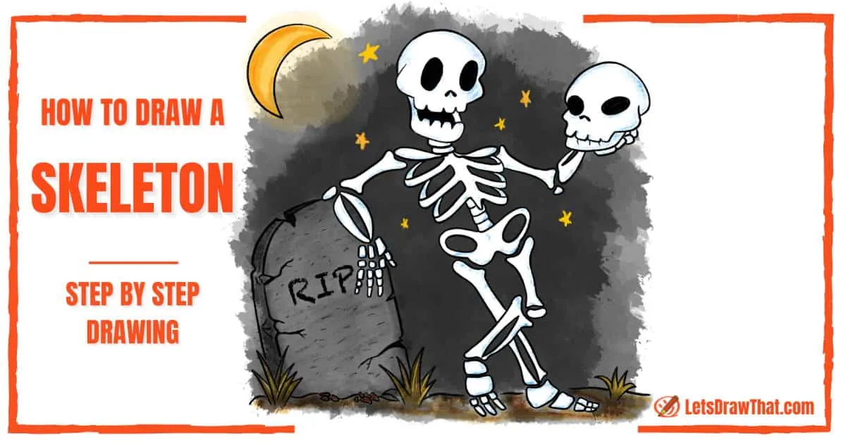 How to draw a skeleton
