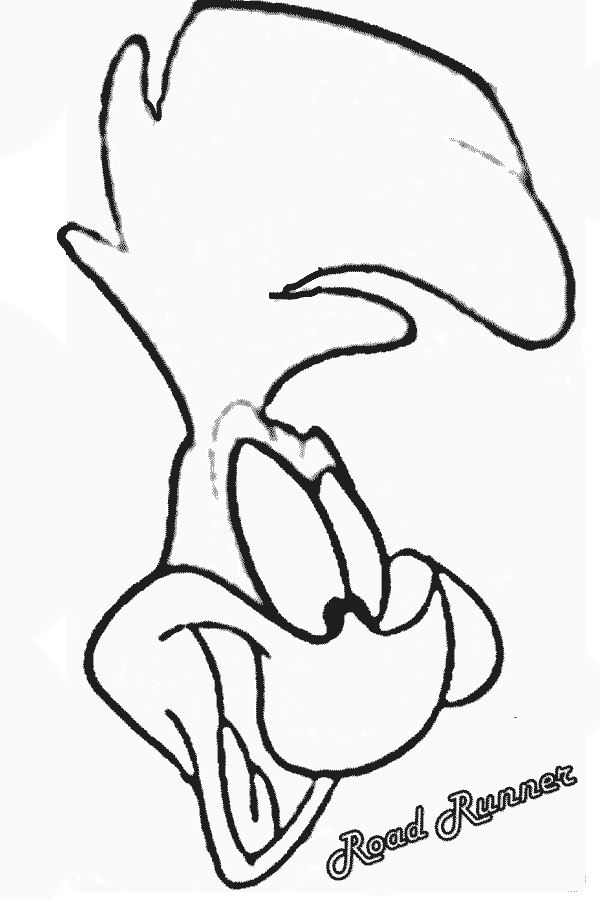 Coloring page road runner and wile e coyote cartoons â printable coloring pages