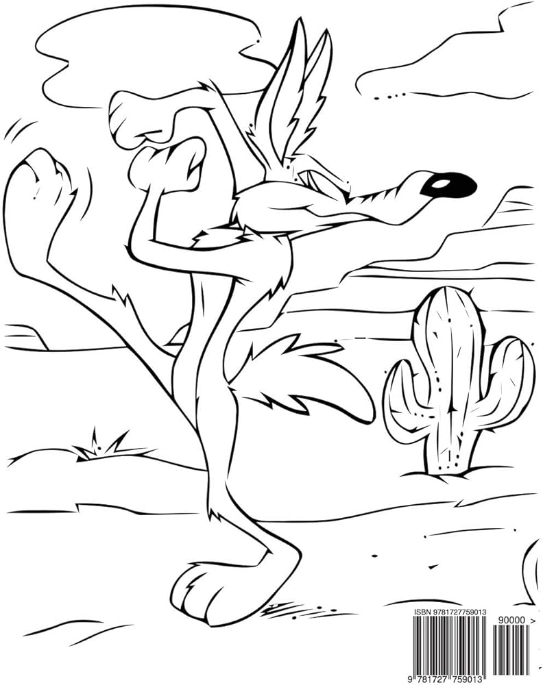 Roadrunner coloring book coloring book for kids and adults activity book with fun easy and relaxing coloring pages books