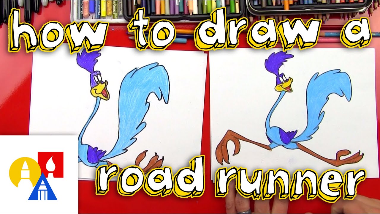 How to draw a roadrunner
