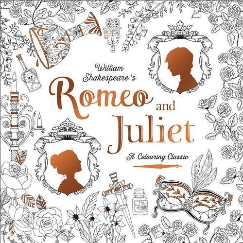 Romeo juliet a colouring classic book by william shakespeare