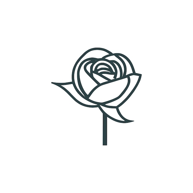 Premium vector roses vector with leaf line art three roses coloring page coloring book