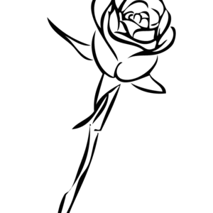 Rose coloring pages printable for free download