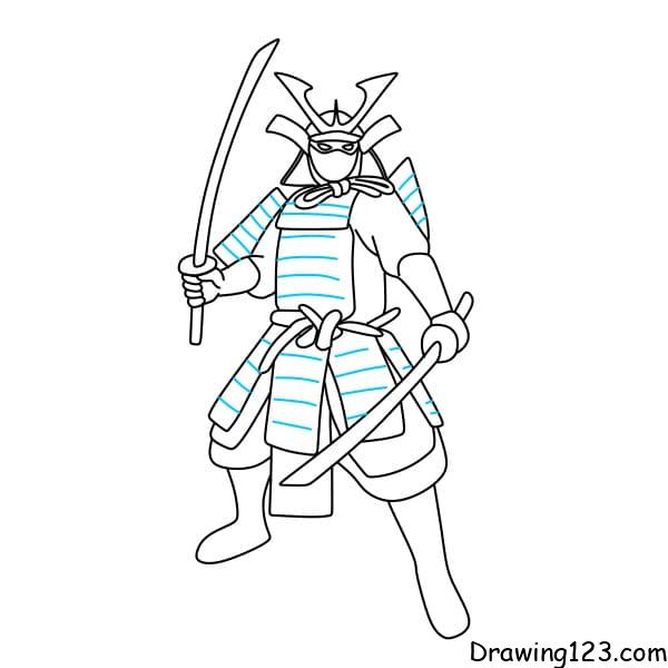 Samurai drawing tutorial