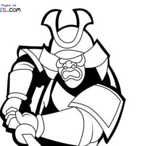 Samurai coloring pages printable for free download
